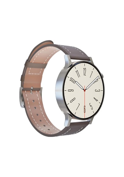 Lw-38v 38mm Kompakt Şık Akıllı Saat Sesli Görüşme Özellikli Gümüş Rengi, 38 Mm, 128, Mb, Kahverengi Yok