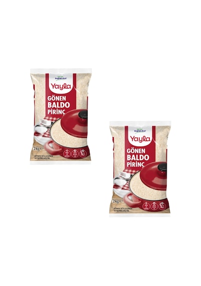 Yayla Gönen Baldo Pirinç 2 Kg X2