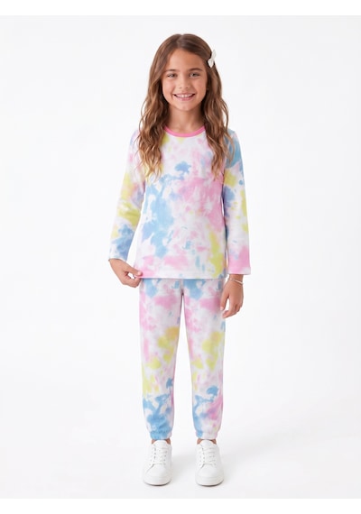 Onloox Kız Çocuk Karışık Renk Kız Karışık Renk Pamuklu Bisiklet Yaka Uzun Kollu Paçası Lastikli Batik Pijama Takımı 4-5 Yaş Onloox Kız Çocuk Karışık Renk Kız Karışık Renk Pamuklu Bisiklet Yaka Uzun Kollu Paçası Lastikli Batik Pijama Takımı 4-5 Yaş