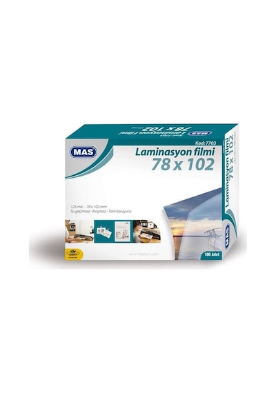 Mas 7703 78X102 Laminasyon Kaplama 125Mic.