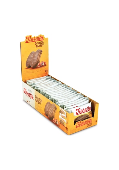 Fiorella Crunch Çikolatalı Gofret 20 Gr. 24'lü (1 Paket)