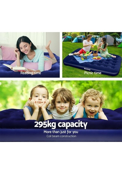 Bestway Pavillo 203 x 152 x 28 CM Şişme Yatak Çok Renkli