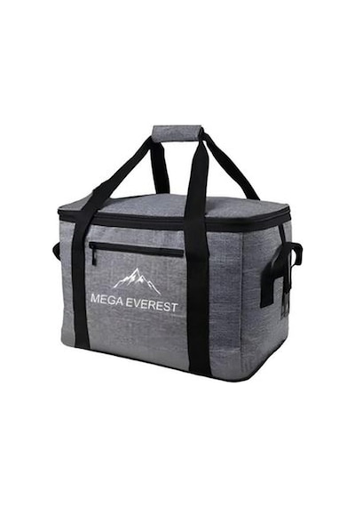 Mega Everest Termal Termos Çanta Buzluk Soğutucu Termo Piknik Çantası Thermo Bag 40 Litre Gri