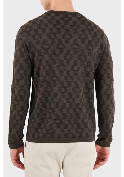 Emporio Armani Desenli % 100 Yün Bisiklet Yaka Kazak Erkek Kazak Em006276 Af29848 F6030 Kahve Emporio Armani Desenli % 100 Yün Bisiklet Yaka Kazak Erkek Kazak Em006276 Af29848 F6030 Kahve