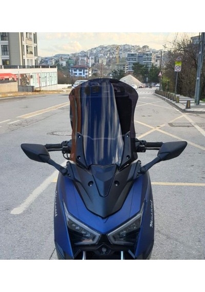 Motocam Musatti Glamaro Max 125 Ön Cam 2023-2026 Model 50cm Siyah Renkli 4mm Uzun