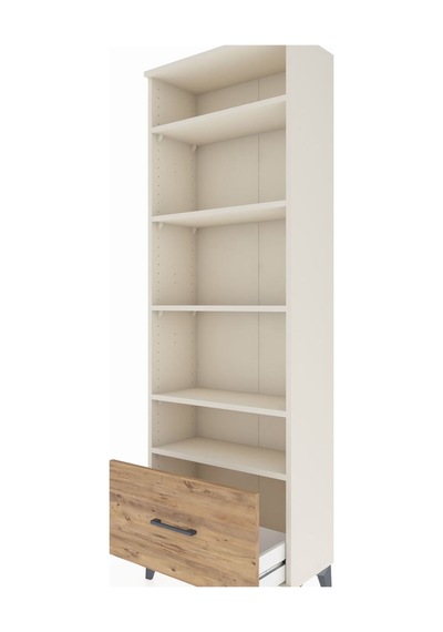 Arges Dolap 5 Raflı Tek Çekmeceli 60x30x182 Aytaşı-çam Aytaşı