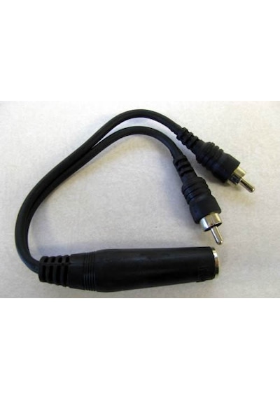Hosa Technology Ypr131 15 Santim 1/4 Ts Dişi - Dual Rca Erkek