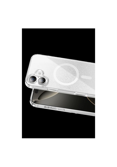 Onegif Apple iPhone Uyumlu  17 Sora Simli Magsafe Kapak - Beyaz