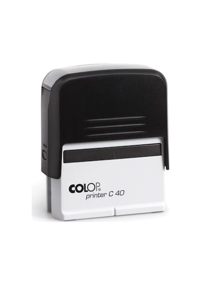 Colop Prınter C40 Siyah Kasa Siyah Keçe - 23 x 59 MM