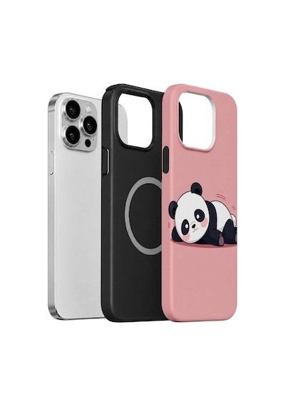 Velvoria Valestra Uykucu Pandalı Apple iPhone Uyumlu 12 Pro Magsafe Koruma Kılıfı Valestra Magline - Uykucu Pandalı