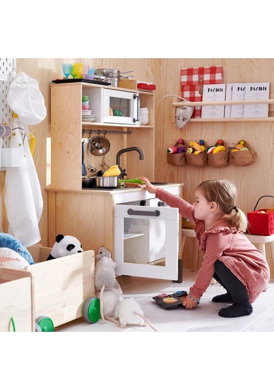 Ikea Duktıg Peluş Oyuncak Kahverengi - Gri - Mavi - Pembe - Bej