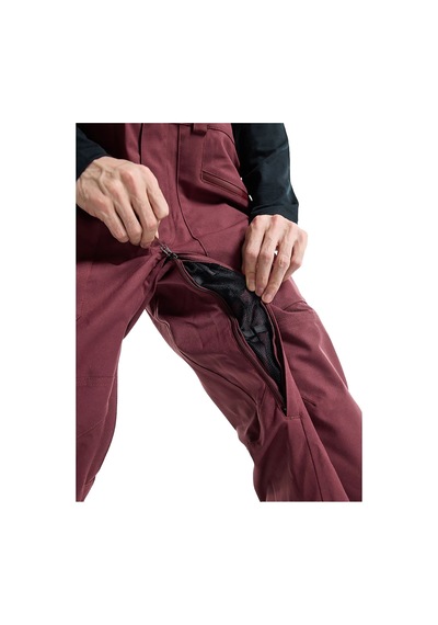 Burton Reserve 2l Bib Erkek Kırmızı Snowboard Pantolonu Almn Bordo