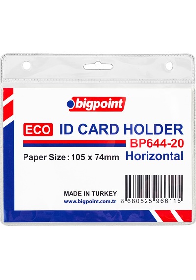 Bigpoint Eco Kart Poşeti Yatay 105x74mm X 100 Adet