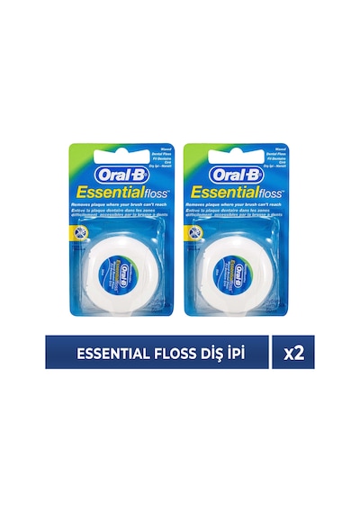 Diş Ipi Essential Floss 50m X2 Adet