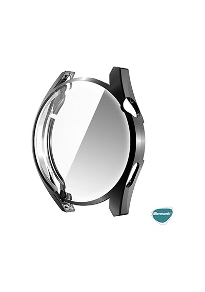 42mm Için Kılıf 360 Full Round Soft Silicone Şeffaf Gt3 42mm İle Uyumlu Kılıf - Şeffaf