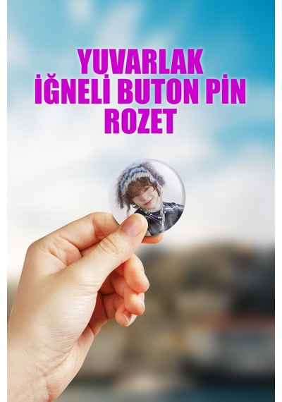 I.n Stray Kids Kpop Çanta Süsü Rozet İğneli Buton Rozet Seti 1 Adet Tekli