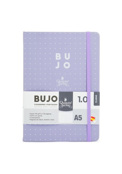Bullet Journal A5 - Noktalı Defteri, Noktalı Defteri, Ekstra Yumuşak Sert Kapak, 62 Sayfa, 100 G/m², Planlama, Çalışma, Mektup, Seyahat Veya Günlük İçin - Leylak Bullet Journal A5 - Noktalı Defteri, Noktalı Defteri, Ekstra Yumuşak Sert Kapak, 62 Sayfa, 100 G/m², Planlama, Çalışma, Mektup, Seyahat Veya Günlük İçin - Leylak