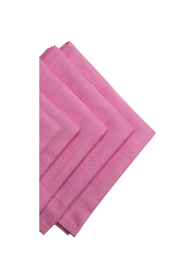 Silver Home Mikrofiber Dekoratif Cam Bezi Pembe 5'li