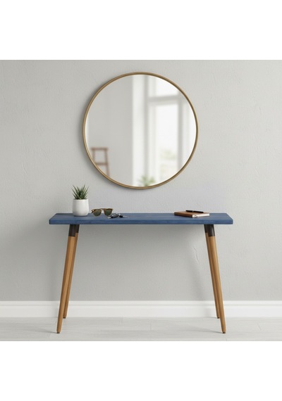 Mobenta Basic Entry: Modern Masif Dresuar, Antre Konsolu - 110x35 Ig Mavi