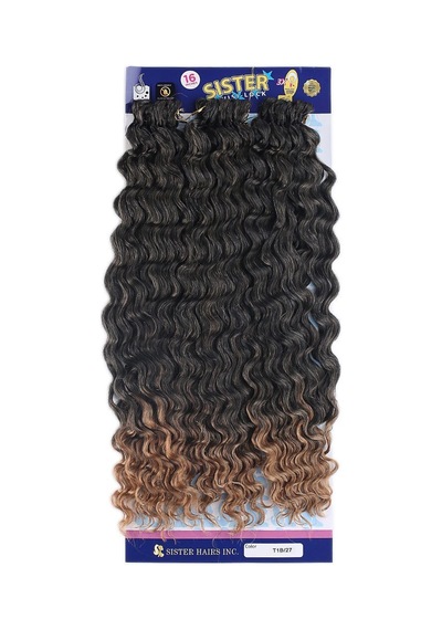 Afro Dalgası / Siyah Karamel Ombreli T1b/27 - Mydr-462584 Çok Renkli