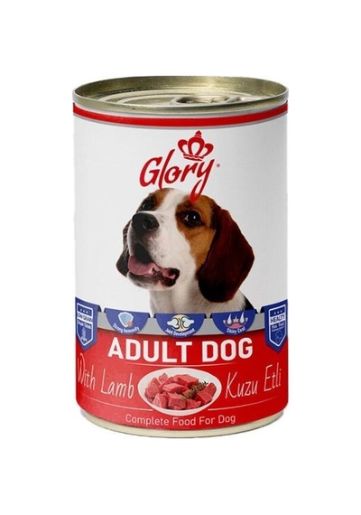12x400 Gram Glory Parça Etli Karışık Köpek Konservesi