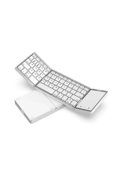 Seeda Katlanabilir Bluetooth Klavye Silver White