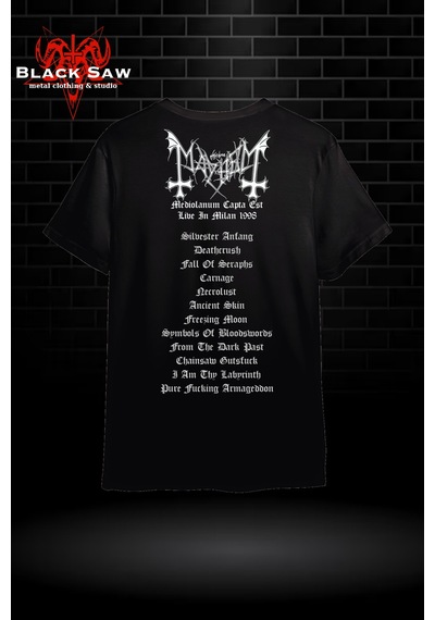Noıssey Mayhem Mediolanum Black Metal Kodsiyahsaw Siyah