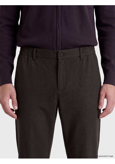 Lcw Vision Kahverengi Regular Fit Gabardin Erkek Pantolon