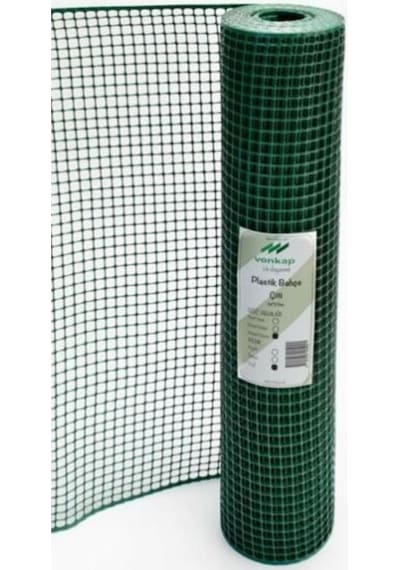 Plastik Dekoratif Bahçe Çiti 1Mt 25Mt - Yeşil