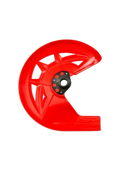 GP Kompozit KTM EXC 250 2013-2023 Uyumlu Plastik Ön Disk Koruma Seti Kırmızı