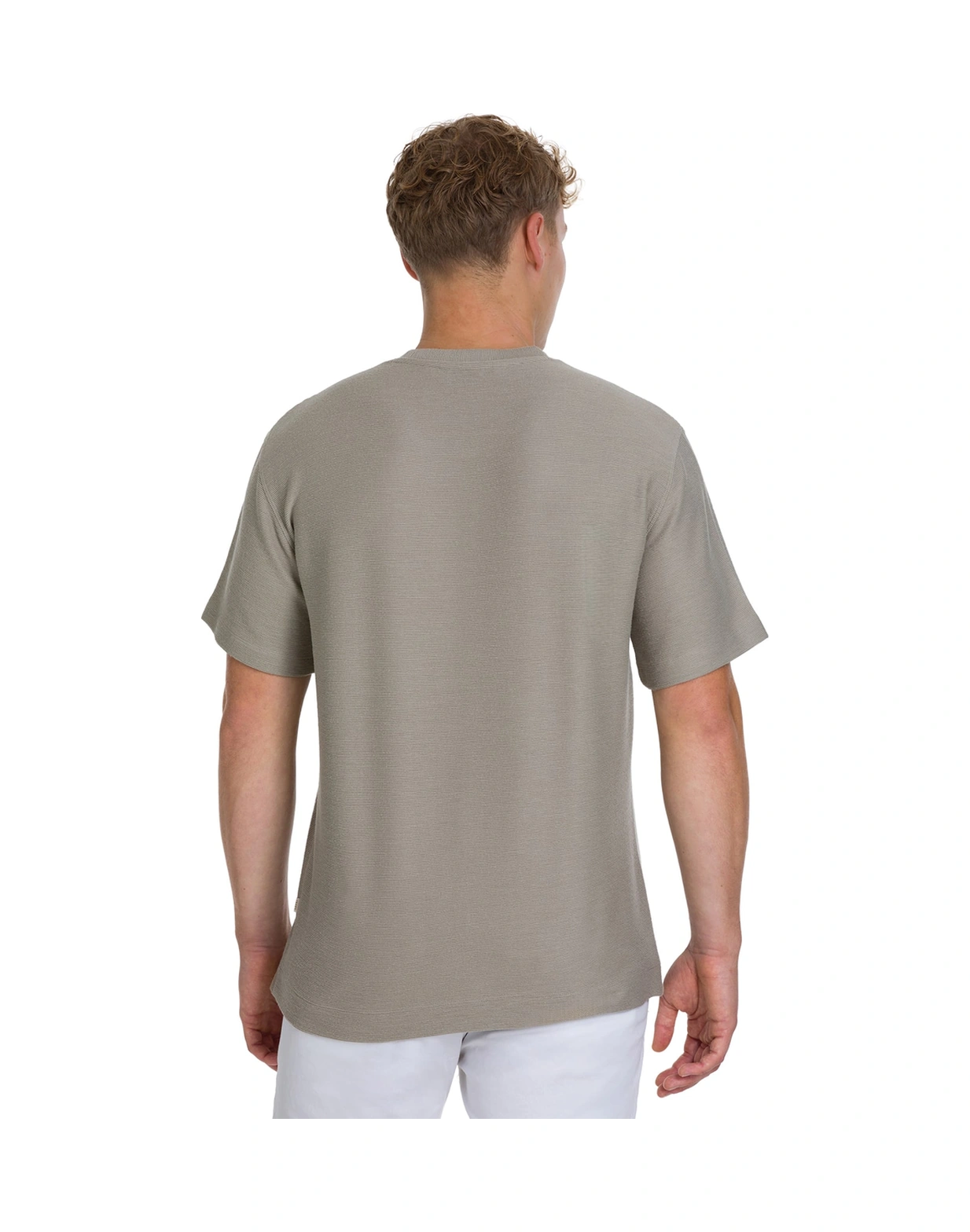Hatemoğlu Haki Regular Fit Bisiklet Yaka Basic Tişört 35186 497062