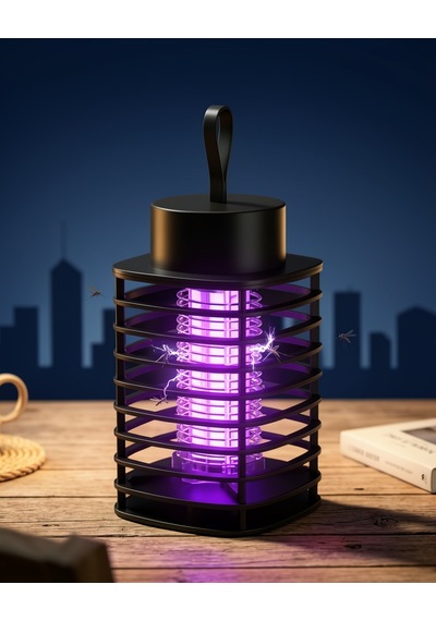 Akıllı Sivrisinek Öldürücü Lamba Uv Işık Ve Elektrik Çarpma