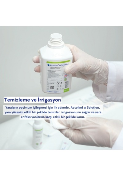 Actolind Yara Solüsyonu 1 L + Yara Jeli 50 ML + Woun-Vit Plus 60 Kapsül
