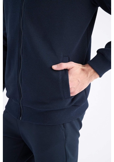 DeFacto Relax Fit Kolej Yaka Dokulu Bomber Hırka D7930AX25SPNV135 DeFacto Relax Fit Kolej Yaka Dokulu Bomber Hırka D7930AX25SPNV135