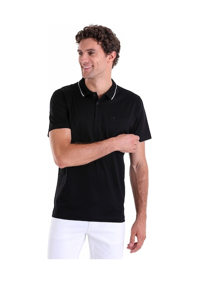 Hatemoğlu Siyah Regular Fit Düz 100% Pamuk Polo Yaka Tişört Siyah Hatemoğlu Siyah Regular Fit Düz 100% Pamuk Polo Yaka Tişört Siyah