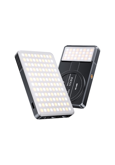 Jmary Fm-168r Magnetik Dolgu Led Telefon Aydınlatma Işığı Siyah