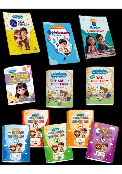 Meb Uyumlu Tek Okuma Yazma Setim 31 Kitap Bol Etkinlikli Set Anetil