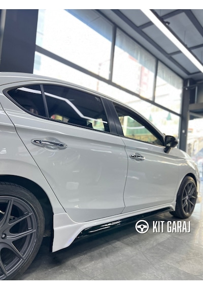 Kit Garaj Honda City 2022 Yan Marşpiyel Seti Boyasız