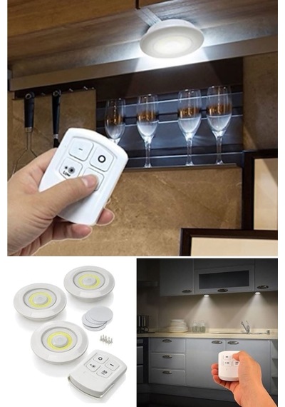 Kumandalı Işık Ayarlanabilir 3lü Led Işık Beyaz