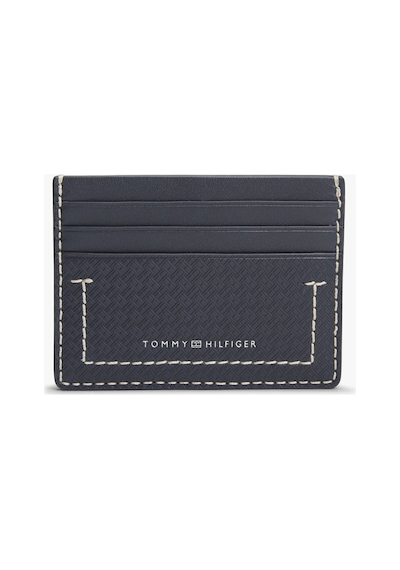Tommy Hilfiger Th Mıcro Flag Cc Holder Erkek Mavi Cüzdan - Am0am14547