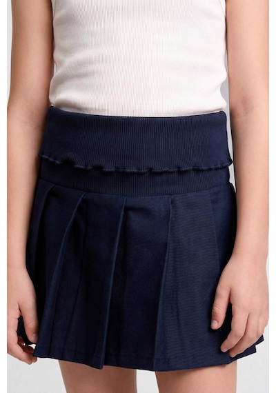 Defacto Pileli Gabardin Lacivert Mini Etek Kız Çocuk H9206a826aunv31 Lacivert-nv31