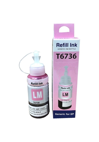 Epson T6736 Uyumlu Mürekkep Açık Kırmızı 70 ML