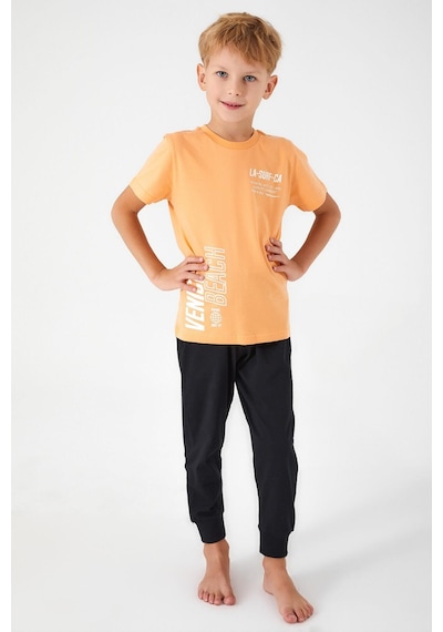 Roly Poly 3041 Venice Beach Erkek Çocuk Kısa Kol Pijama Takım 001