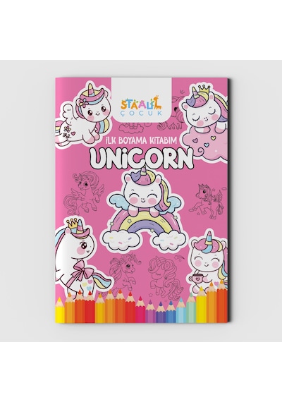 İlk Boyama Kitabım - Unicorn
