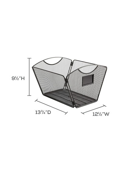 Ürünler Onyx Mesh Letter Boyutlu Masaüstü Küvet Dosyası 2162bl, Siyah Toz Boya Kaplama, Dayanıklı Çelik Hasır İnşaat, Kompakt Depolama İçin Katlanabilir, Entegre Kolları Çok Renkli Ürünler Onyx Mesh Letter Boyutlu Masaüstü Küvet Dosyası 2162bl, Siyah Toz Boya Kaplama, Dayanıklı Çelik Hasır İnşaat, Kompakt Depolama İçin Katlanabilir, Entegre Kolları Çok Renkli