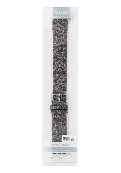 Apple Watch 38mm Creeper Desenli Kordon - Kahverengi