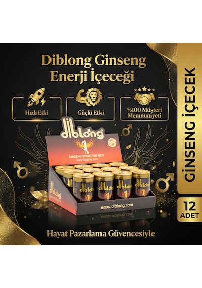 Diblong Ginseng Performans Enerji İçeceği - 12 Adet Gizli Gönderim