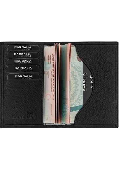 Nehironline Passcase Hakiki Deri Pasaportluk - Siyah Siyah