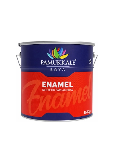Pamukkale Enamel Sentetik Parlak Yağlı Boya 15 Kg 80 Gloss Ral 1011 Kahve Bej