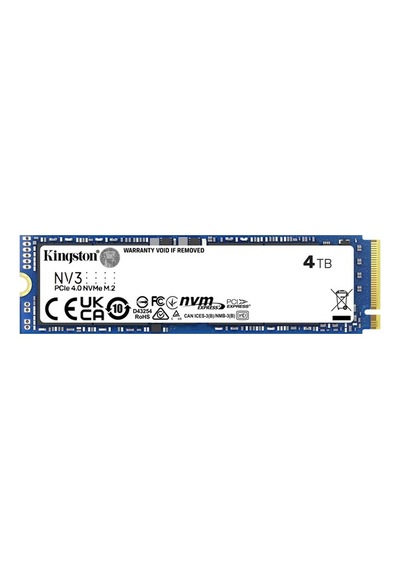 Kingston Snv3s 4tb M.2 Nvme Ssd 6000-5000mbs